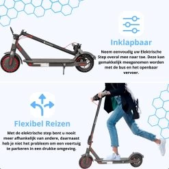 Elektrische Step - Ampes - 30/35KM Bereik - 350W - Opvouwbaar - 30km/h - 7.8Ah Batterij - 8.5" Anti-Lek Banden - H7 -Fiets Serie Winkel 1200x1200 1657