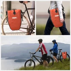 ACROPAQ Fietstas - Enkele, 25L, Waterdicht, Dragen Als Handtas En Schoudertas, Met Reflectoren - Ook Voor Elektrische Fietsen - Oranje -Fiets Serie Winkel 1200x1200 168
