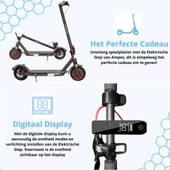 Elektrische Step - Ampes - 35KM Bereik - 350W - Opvouwbaar - 30km/h - 10.5Ah Batterij - 8.5" Anti-Lek Banden - H7 -Fiets Serie Winkel 1200x1200 1770