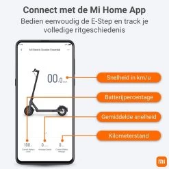 Elektrische Step Xiaomi Essential 5100 MAh 250W -Fiets Serie Winkel 1200x1200 1778