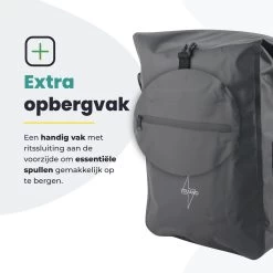 Voltano Luxe Fietstas / Rugtas 28L - Zwart - Enkele Pakaftas - 100% Waterdicht - Met Laptop Compartiment -Fiets Serie Winkel 1200x1200 178