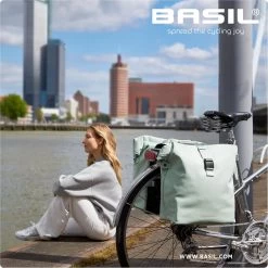 Basil SoHo Dubbele Fietstas MIK - Mosgroen - 41 Liter -Fiets Serie Winkel 1200x1200 189