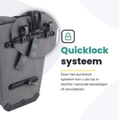 Voltano Luxe E-bike Fietstas 28L – Grijs – Pakaftas Met Laptop Vak – 100% Waterdicht - Met Gratis Schouderband -Fiets Serie Winkel 1200x1200 197