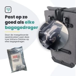 Voltano Luxe E-bike Fietstas 28L – Grijs – Pakaftas Met Laptop Vak – 100% Waterdicht - Met Gratis Schouderband -Fiets Serie Winkel 1200x1200 203