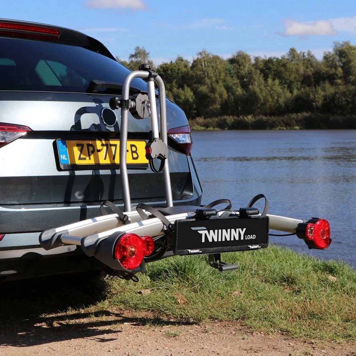 Twinny Load Fietsendrager - E-carrier - Ultra 2 - Draagkracht 56 Kg - Zwart 2 Twinny Load Fietsendrager - E-carrier - Ultra 2 - Draagkracht 56 Kg - Zwart - Afbeelding 2