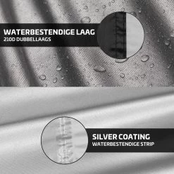 Nince Fietshoes Universeel Voor Alle Fietsen - Waterdicht 210D Oxford - Fiets Hoes Voor 2 Fietsen - Incl. Opbergzak - Zilver -Fiets Serie Winkel 1200x1200 310