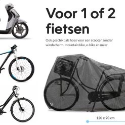 Dyken Fietshoes - Universele Fietsbeschermhoes - Waterdicht - Voor Fietsen En (kleine) Scooters - 300D Oxford - 1-2 Fietsen -Fiets Serie Winkel 1200x1200 320