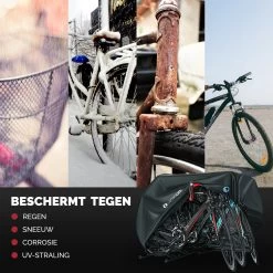 Merkloos Fietshoes - Voor 2 Fietsen Of 3 Fietsen - Waterdicht - Ultra Sterk & Dik - Premium PU Coating - Incl. Opberghoes -Fiets Serie Winkel 1200x1200 364