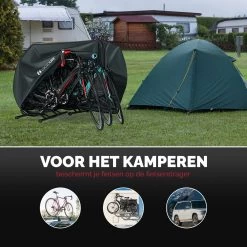 Merkloos Fietshoes - Voor 2 Fietsen Of 3 Fietsen - Waterdicht - Ultra Sterk & Dik - Premium PU Coating - Incl. Opberghoes -Fiets Serie Winkel 1200x1200 366