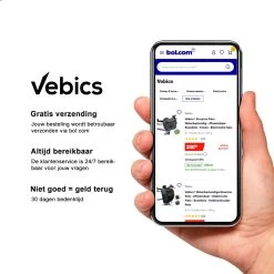 Vebics® Fietshoes Voor 1 Fiets Waterdicht - Elektrische Fiets - Fietsbeschermhoes - Stalling - Zwart -Fiets Serie Winkel 1200x1200 374