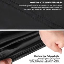 Fiets Beschermhoes - 210D + Zadelhoes + Opbergtas - Voor 2 - 3 Fietsen - Alle Weersinvloeden - 110 X 80 X 200 Cm (B*H*L) -Fiets Serie Winkel 1200x1200 376