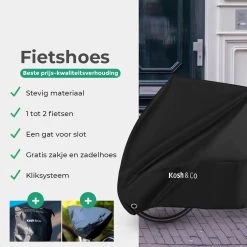 Merkloos Fietshoes Voor 2 Fietsen - Fietshoes Waterdicht - XL - Incl. Gratis Zakje & Zadelhoes -Fiets Serie Winkel 1200x1200 386