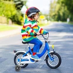 Bolke® - Zijwieltjes - 12-20 Inch - Zijwieltjes Met LED Lichtjes - Zijwieltjes Voor Kinderfiets - Blauw - 12 Inch/14 Inch/16 Inch/18 Inch/20 Inch - Zijwielen - Kinderfietsaccessoires -Fiets Serie Winkel 1200x1200 447