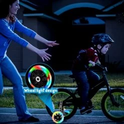 Bolke® - Zijwieltjes - 12-20 Inch - Zijwieltjes Met LED Lichtjes - Zijwieltjes Voor Kinderfiets - Blauw - 12 Inch/14 Inch/16 Inch/18 Inch/20 Inch - Zijwielen - Kinderfietsaccessoires -Fiets Serie Winkel 1200x1200 449