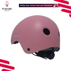 Kinderfietshelm Pro Sport Lights - Skate Fietshelm Voor Kinderen - Matt Roze Pink - Kinderhelm 50 - 56 Cm -Fiets Serie Winkel 1200x1200 527