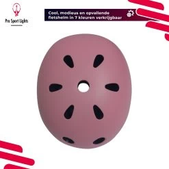 Kinderfietshelm Pro Sport Lights - Skate Fietshelm Voor Kinderen - Matt Roze Pink - Kinderhelm 50 - 56 Cm -Fiets Serie Winkel 1200x1200 528