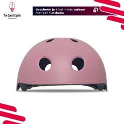 Kinderfietshelm Pro Sport Lights - Skate Fietshelm Voor Kinderen - Matt Roze Pink - Kinderhelm 50 - 56 Cm -Fiets Serie Winkel 1200x1200 532