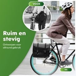 Ekostar® Online Shopping - Fietstassen Dubbel - Fietstas - Waterdicht - 46 L - Zwart - Fietstassen Elektrische Fietsen -Fiets Serie Winkel 1200x1200 57