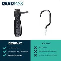 Fiets Ophangsysteem Ophangbeugel En Muurbeugel DesoMax® Muurhaak - Muurbevestiging Voor Met De Wiel Aan De Muur - Wandhouder - Fietshaak 11 Fiets Ophangsysteem Ophangbeugel En Muurbeugel DesoMax® Muurhaak - Muurbevestiging Voor Met De Wiel Aan De Muur - Wandhouder - Fietshaak -Fiets Serie Winkel 1200x1200 582