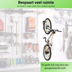 Merkloos Fiets Ophangsysteem -fietshaak- Muurbeugel Fiets- Ophangbeugel Fiets-Fietsbeugel Muur- Geschikt Voor Mountainbikes En Racefietsen- Max 30 Kg- Incl. Montagemateriaal Met Potlood- Geschikt Voor Stevige/gladde Muur -Fiets Serie Winkel 1200x1200 593