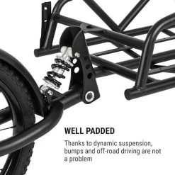 Klarfit Follower Fietsaanhanger Set - Fietskar 16" Luchtband - Aanhangwagen 35 Kg Belastbaarheid - Transporttas 120 Liter -Fiets Serie Winkel 1200x1200 628