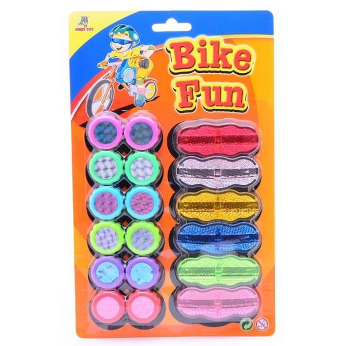 Merkloos 2x Spaakreflectoren Bike Fun - Fiets Accessoires Voor Kinderen - Reflectoren 2 Merkloos 2x Spaakreflectoren Bike Fun - Fiets Accessoires Voor Kinderen - Reflectoren - Afbeelding 2
