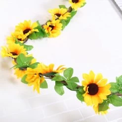 Merkloos Bloemenslinger - Zonnebloem - 220 Cm -Fiets Serie Winkel 1200x1200 693