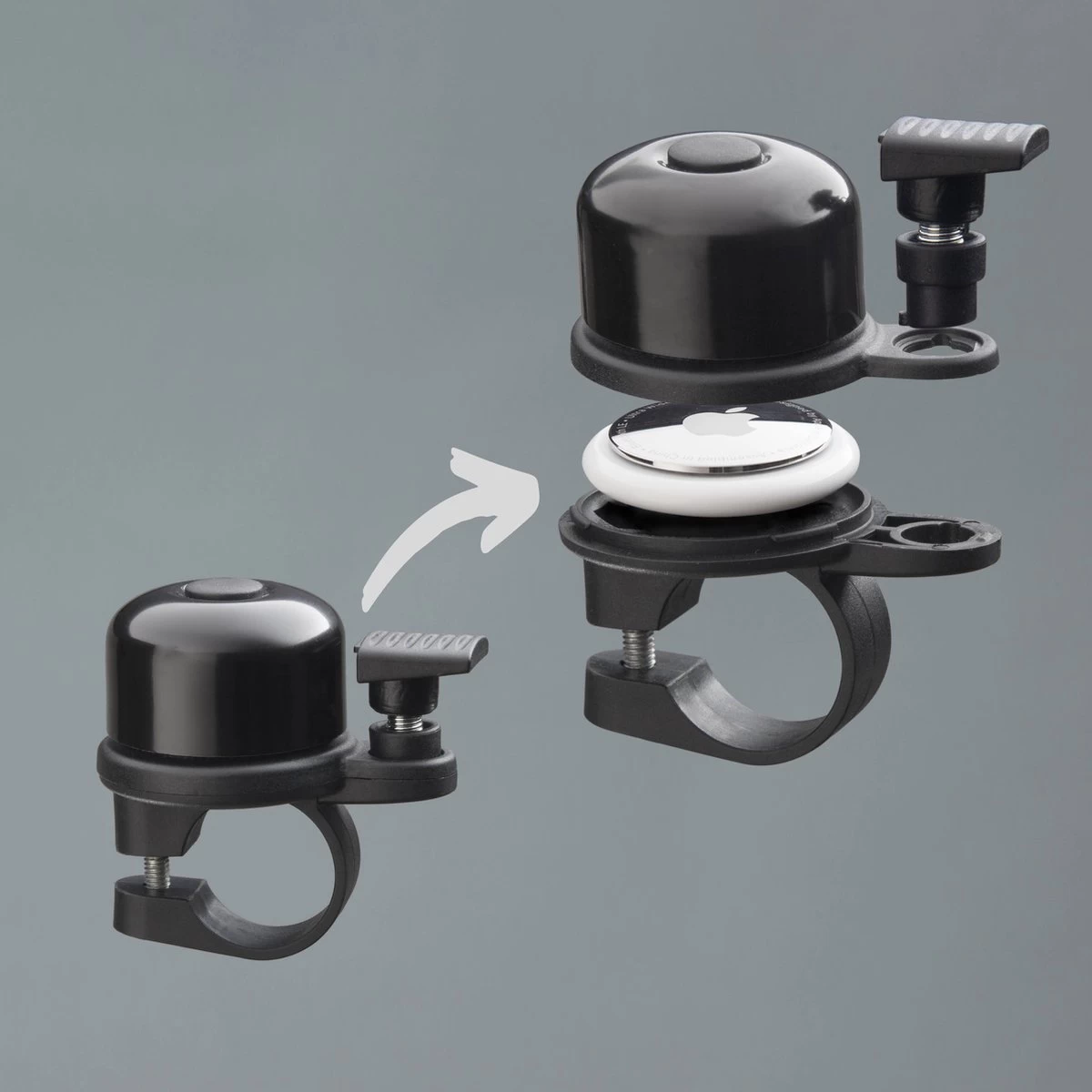 AirBell Fietsbel Voor Apple AirTag - Diefstalbeveiliging - Fietsbel 11 AirBell Fietsbel Voor Apple AirTag - Diefstalbeveiliging - Fietsbel - Afbeelding 11