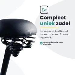 Voltano Rokzadel / Fietszadel – Rok – Zwart - Foam Vulling - Ademend En Comfortabel Materiaal -Fiets Serie Winkel 1200x1200 710