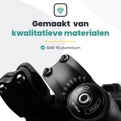 Voltano A-Head Verstelbare Stuurpen Voorbouw – 1-1/8” 28,6 / 110 Mm / 31,8 Mm – Zwart - º60 Graden Verstelbaar - Stuur Verhoger - Stuur Verlenger -Fiets Serie Winkel 1200x1200 713