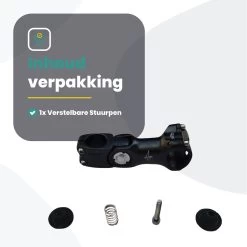 Voltano A-Head Verstelbare Stuurpen Voorbouw – 1-1/8” 28,6 / 110 Mm / 31,8 Mm – Zwart - º60 Graden Verstelbaar - Stuur Verhoger - Stuur Verlenger -Fiets Serie Winkel 1200x1200 717