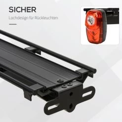 Merkloos Universele Fiets Bagagedrager - Voor Achterop Zadelpen Mountainbike/MTB/Racefiets - Achter Bagage Drager Rek - Met Quick Release Fietsframe Bevestiging - Bagagerek - Lichtgewicht Aluminium - Zwart -Fiets Serie Winkel 1200x1200 759