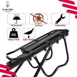 Bagagedrager Mountainbike Verlenger - Fiets Rek Achter - MTB/Racefiets Fietszadeldrager -Fiets Serie Winkel 1200x1200 773