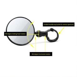 2 Stuks | Fiets Spiegel Fietsaccessoires | Achteruitkijkspiegel Stuur 360 Graden Groothoek -Fiets Serie Winkel 1200x1200 796