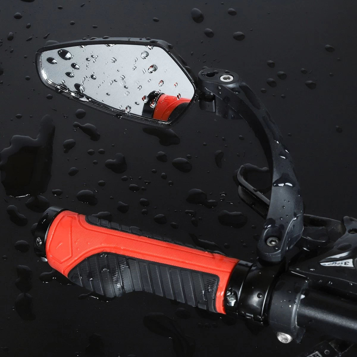 TIKKENS® Fietsspiegel Links - Verstelbaar - Fiets Spiegel Geschikt Voor E-bike, Speed-pedelec 3 TIKKENS® Fietsspiegel Links - Verstelbaar - Fiets Spiegel Geschikt Voor E-bike, Speed-pedelec - Afbeelding 3