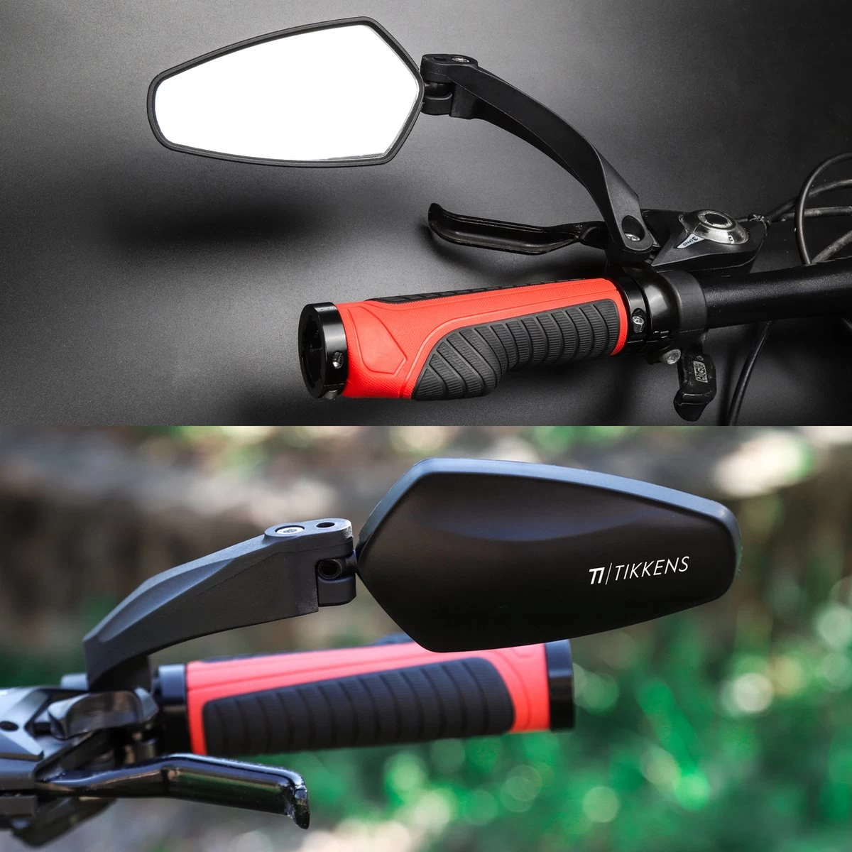 TIKKENS® Fietsspiegel Links - Verstelbaar - Fiets Spiegel Geschikt Voor E-bike, Speed-pedelec 5 TIKKENS® Fietsspiegel Links - Verstelbaar - Fiets Spiegel Geschikt Voor E-bike, Speed-pedelec - Afbeelding 5