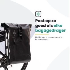 Voltano Luxe Fietstas 22L - Volledig Verstevigd - Enkele Pakaftas - Zwart - 100% Waterdicht - Hitte Gelast Voor Extra Stevigheid En 100% Waterdichtheid 23 Voltano Luxe Fietstas 22L - Volledig Verstevigd - Enkele Pakaftas - Zwart - 100% Waterdicht - Hitte Gelast Voor Extra Stevigheid En 100% Waterdichtheid -Fiets Serie Winkel 1200x1200 82