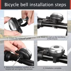 Zacro 2 Pack Fietsspiegel Ebike- Fietsbel- Veiligheidsspiegel- 360° Verstelbare En Draaibare Fietsspiegel– Universeel- Zwart -Fiets Serie Winkel 1200x1200 837