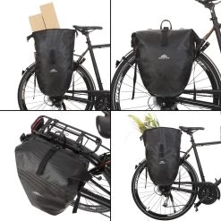 Dutch Mountains Enkele Fietstas | Sterke En 100% Waterdichte Fietstas En Schoudertas In 1 | 24 Liter | Carbon / Zwart -Fiets Serie Winkel 1200x1200 84