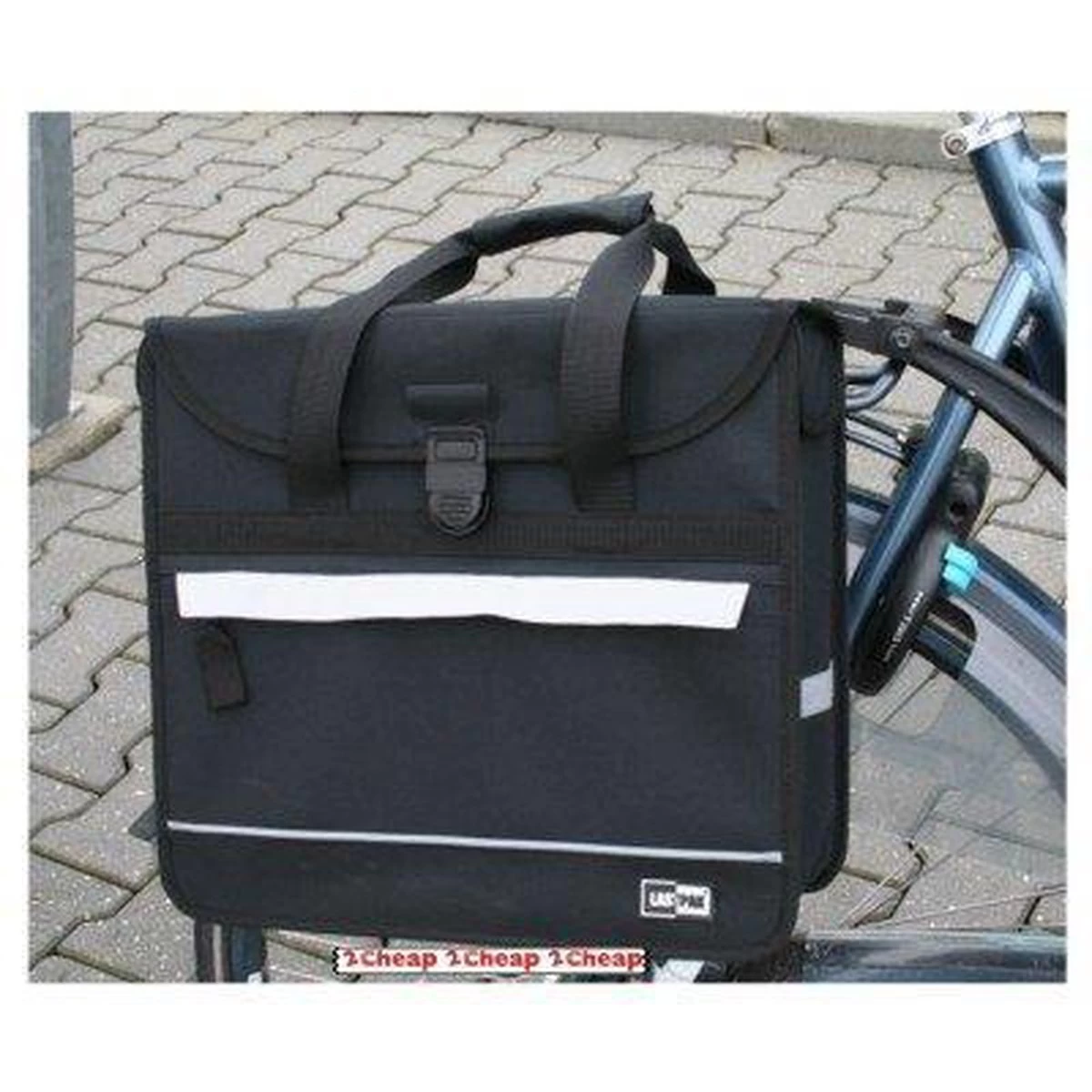 Lastpak Pakaf - Enkele Fietstas - 17 L - Zwart 2 Lastpak Pakaf - Enkele Fietstas - 17 L - Zwart - Afbeelding 2