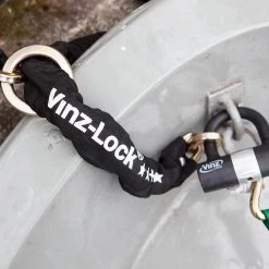 VINZ Trivor ART 4 Kettingslot - 300 Cm Motorslot Van Gehard Staal Met Ring / Scooterslot Met Hangslot / Bootslot 3 Meter /Schijfremslot -Fiets Serie Winkel 1200x1200 93