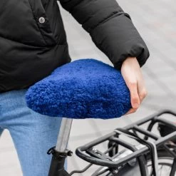 Sunny Bum Zadelhoes, Fietszadel Dames En Heren, Waterdicht En Comfortabel, Incl. Fietsslot En Veiligheidskabel, Dubbelzijdig Zadel Met Schapenvacht -Fiets Serie Winkel 1200x1200 993