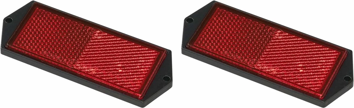 PROPLUS Pro Plus Reflector Met Schroefbevestiging - 104 X 40 Mm - Rood - 2 Stuks 8 PROPLUS Pro Plus Reflector Met Schroefbevestiging - 104 X 40 Mm - Rood - 2 Stuks - Afbeelding 8