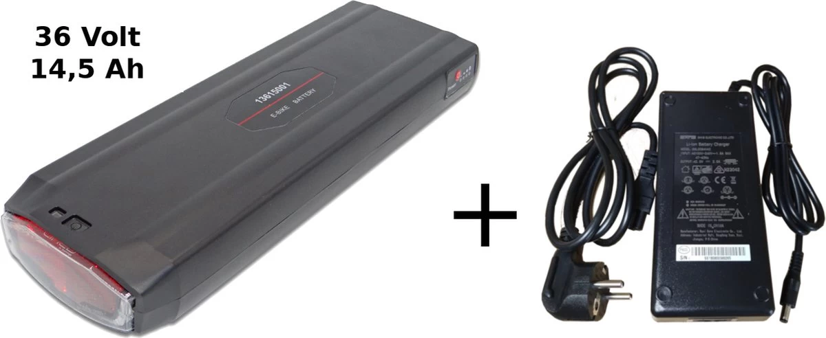 Merkloos Fietsaccu Voor Stella Fietsen Type 2 - 14,5 Ah - 522 Wh Incl Oplader 1 Merkloos Fietsaccu Voor Stella Fietsen Type 2 - 14,5 Ah - 522 Wh Incl Oplader