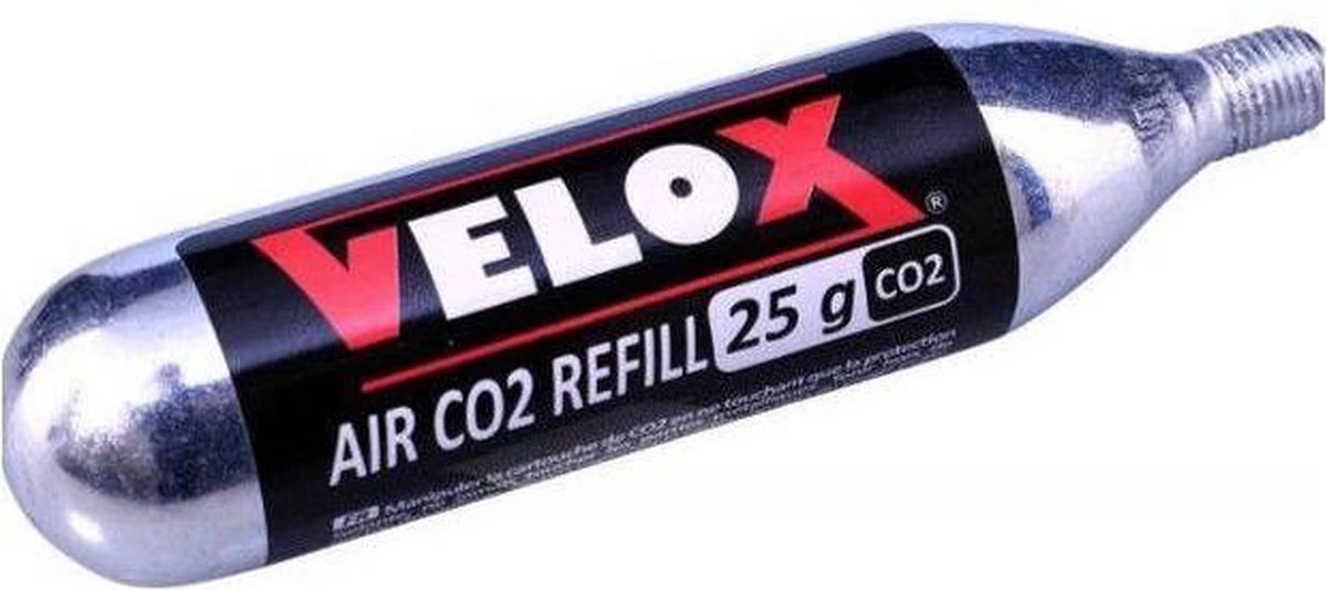 Velox 15 Stuks CO2 Patronen 16g Met Draad 2 Velox 15 Stuks CO2 Patronen 16g Met Draad - Afbeelding 2
