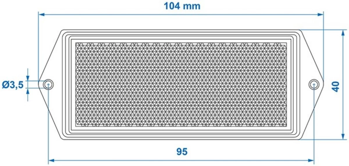 PROPLUS Pro Plus Reflector Met Schroefbevestiging - 104 X 40 Mm - Rood - 2 Stuks 6 PROPLUS Pro Plus Reflector Met Schroefbevestiging - 104 X 40 Mm - Rood - 2 Stuks - Afbeelding 6