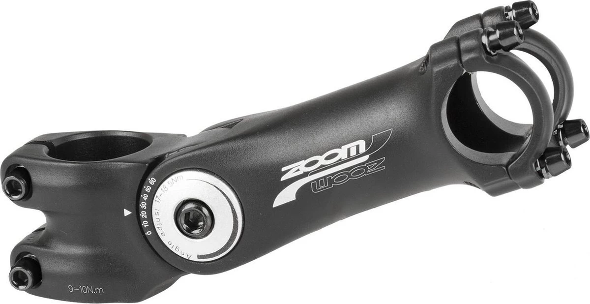 Zoom Stuurpen Voorbouw Verstelbaar 28,6/125/25,4 Mm Zwart 1 Zoom Stuurpen Voorbouw Verstelbaar 28,6/125/25,4 Mm Zwart