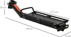 Merkloos Universele Fiets Bagagedrager - Voor Achterop Zadelpen Mountainbike/MTB/Racefiets - Achter Bagage Drager Rek - Met Quick Release Fietsframe Bevestiging - Bagagerek - Lichtgewicht Aluminium - Zwart -Fiets Serie Winkel 1200x620 4