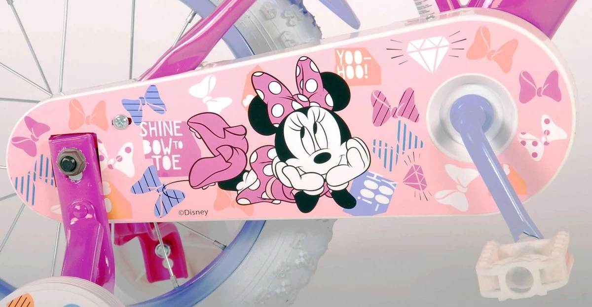Volare Disney Minnie Cutest Ever! - Kinderfiets - Meisjes - 14 Inch - Roze 15 Volare Disney Minnie Cutest Ever! - Kinderfiets - Meisjes - 14 Inch - Roze - Afbeelding 15
