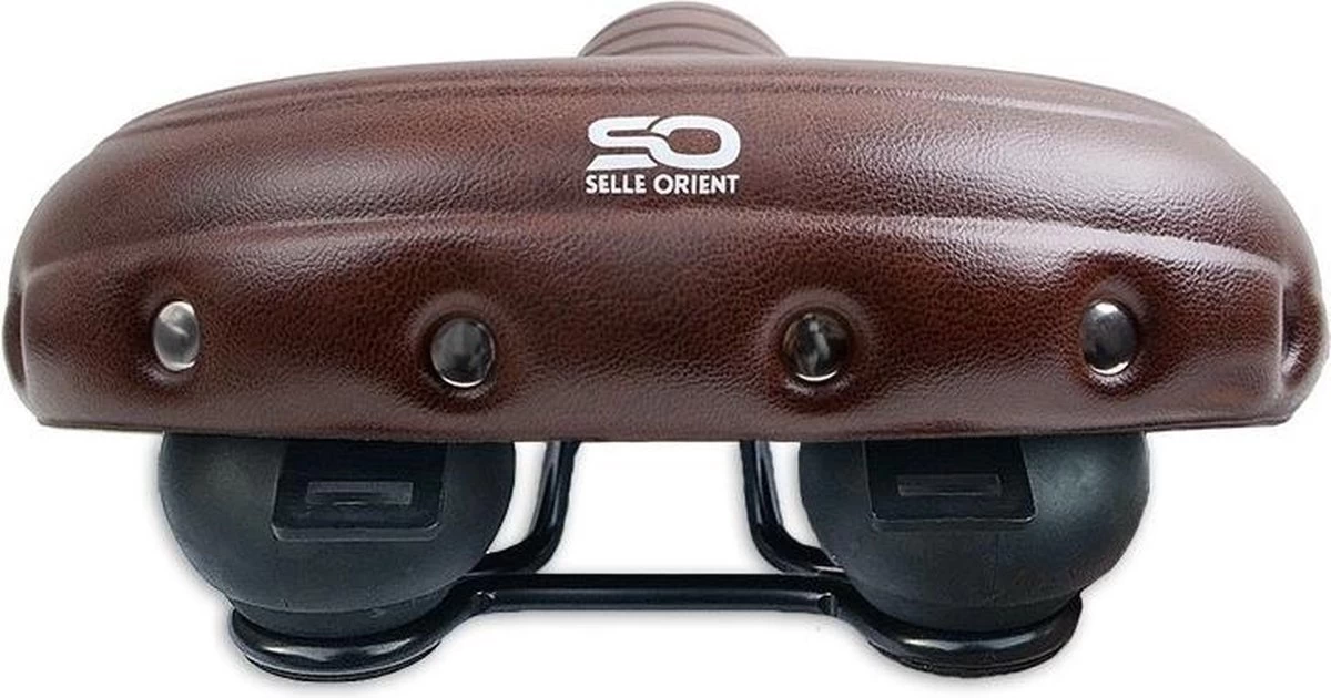 Selle Orient Relax Premium Fietszadel - Waterdicht - Bruin - Comfort 2 Selle Orient Relax Premium Fietszadel - Waterdicht - Bruin - Comfort - Afbeelding 2